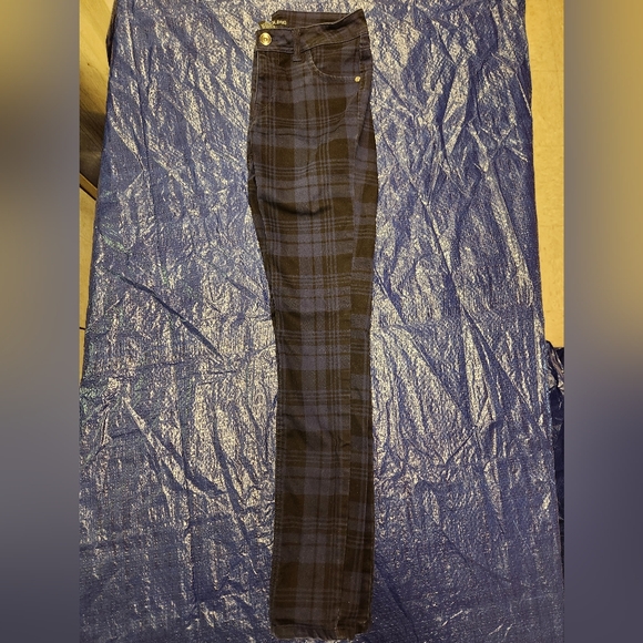 ILLEGAL JEANS Plaid Skinny - Picture 3 of 5